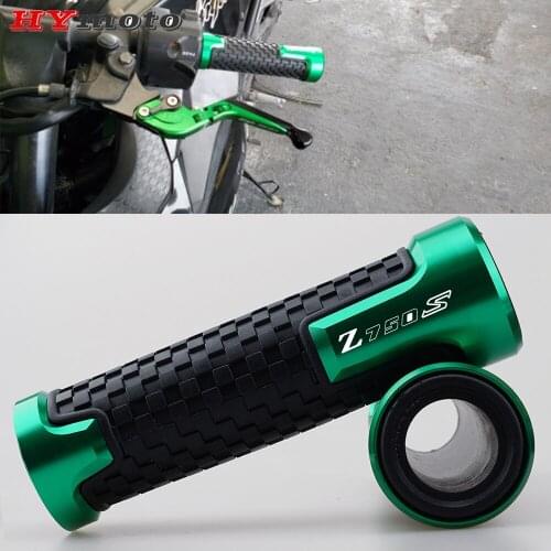 7/8''22MM Motorcycle CNC Accessories Handle Grips Motorbike Handlebar Grip For Kawasaki Z750 S Z750S 2008-2010 2011 2012 2013