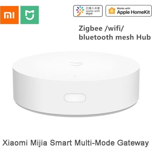 Xiaomi Mijia Smart Multi-Mode Gateway ZigBee WIFI Bluetooth Mesh Smart Linkage Devices Work With Mi Home APP and Apple Homekit