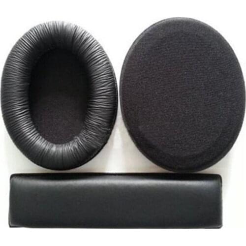 Replacement Ear Pads Earpads Cover Cushion Pillow with Headband for Sennheiser HD201 HD201S HD180 Headset Headphones