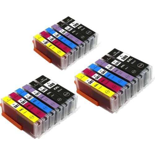 Compatible PGI 580 CLI 581 XL ink cartridge for CANON TR7550 TR8550 TS6150 TS6151 TS8150 8151 8152 TS8250 8251 TS9150 TS9155