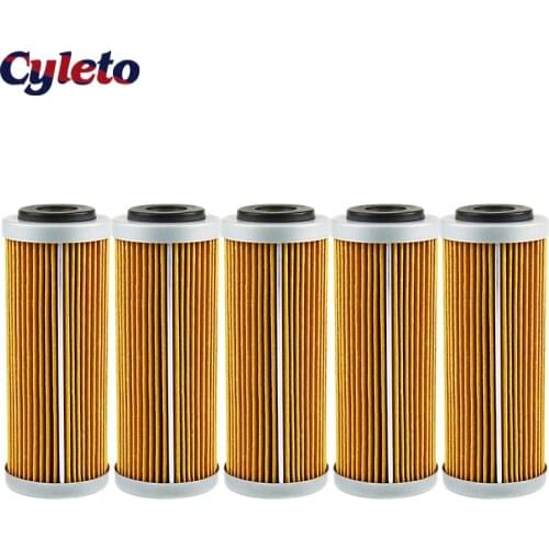 4/5/6 pcs Motorcycle Oil Filter for KTM SX SXF SXS EXC EXC-F EXC-R XCF XCF-W XCW SMR 250 300 350 400 450 500 505 530 2007-2020
