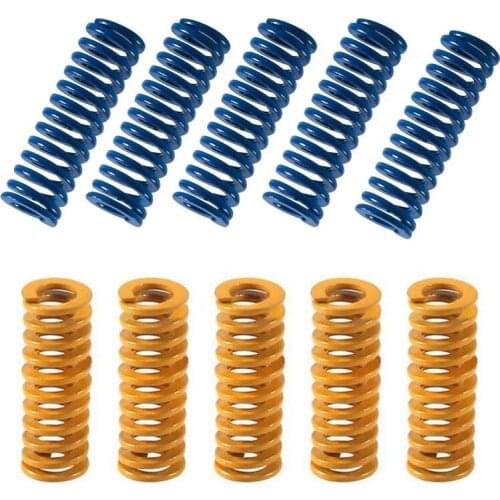 10PCS 0.31 In OD 0.78 In Length Compression Springs Light Load For Creality CR-10 10S S4 Ender 3 3D Printer Heatbed Springs