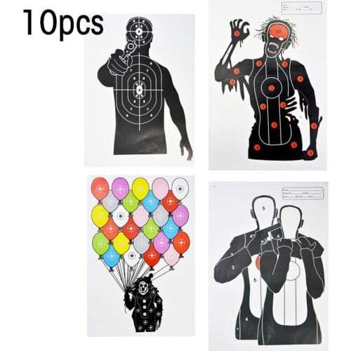 10Pcs Archery Shooting Targets Paper Game High Quality 12x17inch Hunting Practice Archery Accessory