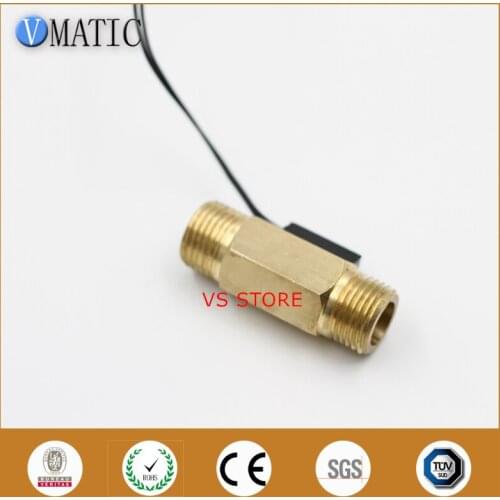 Free Shipping Electronic Sensor Toilet Auto Flush Brass Magnetic High Precision VC2260 Water Heater Flow Switch