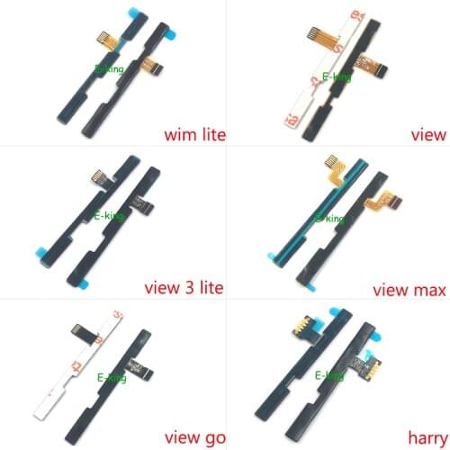 For Wiko View 2 3 Pro Go Max Wim Lite Harry Power On Off Volume Up Down Switch Side Button Key Flex Cable Replacement Parts