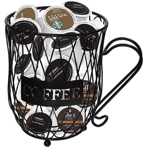 Nespresso Capsule Holder Coffee Mug Cup Keeper Coffee Capsule Holder Storage Basket Kitchen Organizer