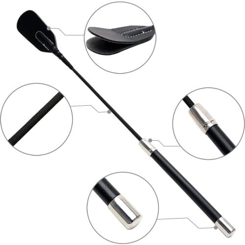 3 Size Leather Bdsm Whip with Sword Handle for Fetish Erotic Slave Game to Spanking Shame Flirt Sex Toys for Couples Gay Men