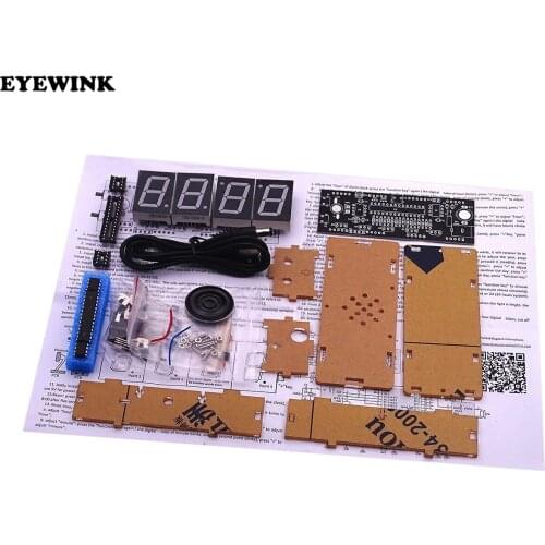 Electronic clock production suite DIY electronic clock kit Single-chip LED digital clock parts Big screen More version can chose