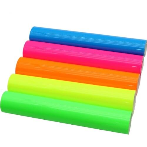 Neon Solid Color Faux Leather Sheets Glossy Smooth Synthetic Leather Fabric 20x33cm for DIY Earrings Hair Bows Garments