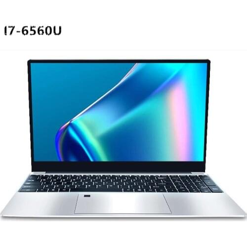2021 NEW 15.6 inch 1920*1080 IPS Screen Core i7 6560U DDR4 16GB 128G/256G/512G/1TB M.2 NVME SSD Metal Backlit Windows 10 Laptop