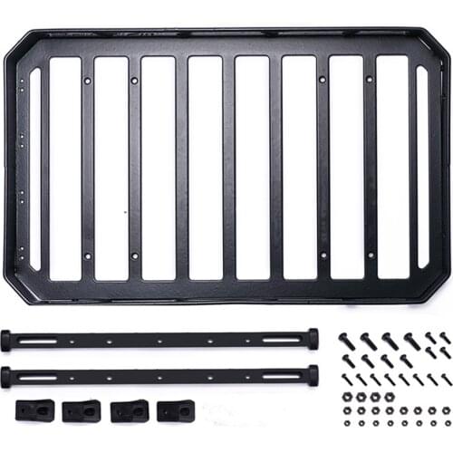 Upgrading Parts Metal Luggage Rack/ Rail Luggage Carrier Light for AXIAL 1/10 SCX10 III Wrangler BRONCO RC Car