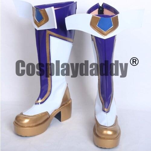 LOL the Prodigal Explorer Ezreal Star Guardian Skin Version Cosplay Boots Platform Shoes S008