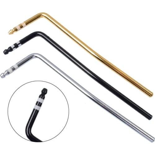 Ohello Diameter 6mm Tremolo Arm Chrome/Black/Gold Direct Insertion Styles Whammy Bar for Electric Guitar