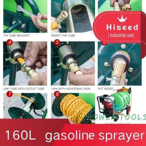 Hand-push pesticide sprayer high-pressure agricultural disinfection sprayer sprayer gasoline powered insecticidal automatic