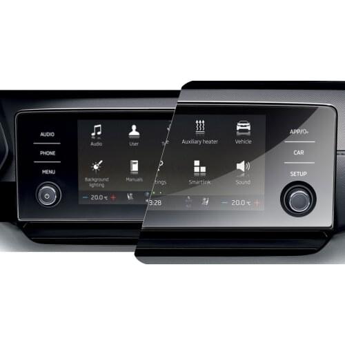 RUIYA For Octavia 4 2020 8.25 Inch Car GPS Navigation Touch Center Display Screen Protector Auto Interior Accessories PET Film