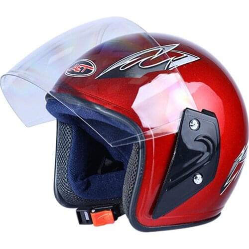 TT New Helmet Motorcycle Mens Motorcycle Brown Riding Windproof Modular Helmet Creative Motorcycle Helmet Cycling Anti-Fog