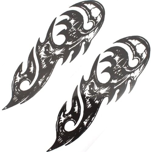 Universal Motorcycle Bike Front Fork Skull Decals Graphic Stickers Fit for Harley Kawasaki Honda Yamaha Moto