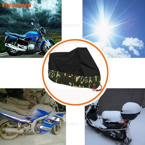 Motorcycle/Bike rain Cover All Season Waterproof Dustproof UV Protective Outdoor Indoor Lock-holes Design Moto Scooter Motorbike