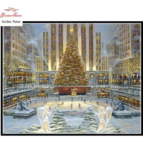 Embroidery,Diamond mosaic,DIY 5D Diamond painting,3D Diamond stitch,Diamond Embroidery Pattern Rhinestone Christmas Cross Stitch