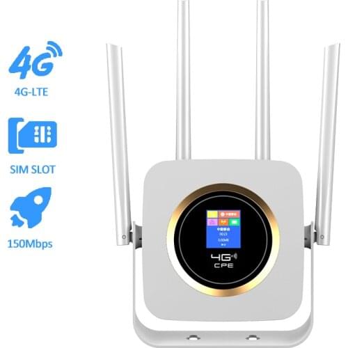 AMLNAH 4G LTE Wifi Router CPE 4G Modem Mobile Hotspot Wireless Wifi Broadband With SIM Solt Ap Wi fi Router Universe Gateway