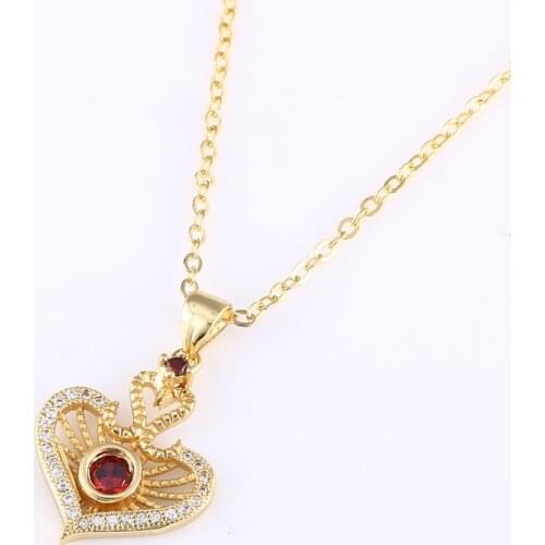 High Quality Elegant Zircon Swan Heart Necklaces & Pendants For Women Jewelry Choker Gold Chain Necklaces Bijoux Gift