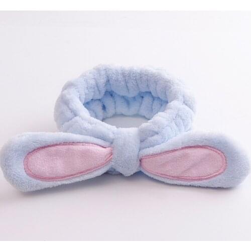 1Pc Coral Fleece Soft Bow Headbands Cute Wash Face Headband Women Girls Holder Turban Hairbands Hair Accessories