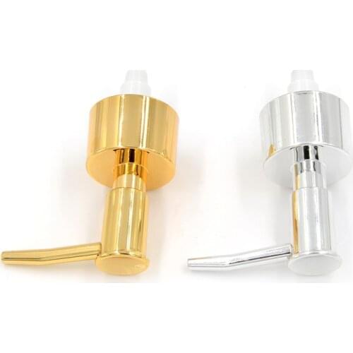 Creative New Plastic plating 1Pc Soap Pump Liquid Lotion Gel Dispenser Replacement Jar Tube Tool Gold Silver