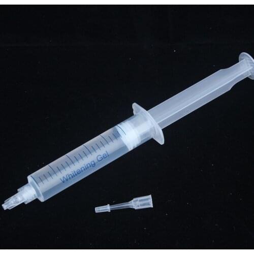 10 pcs/lot 10ml Teeth Whitening Gel Syringe Tooth Bleaching Whitern Gel Kit 6% , 12% , 16% ,25% , 35%HP Hydrogen Peroxide / CE