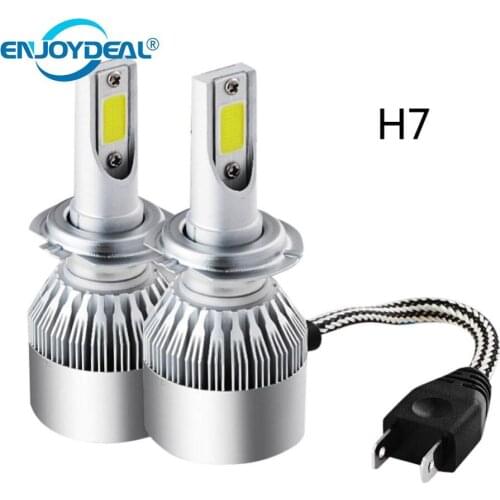 Enjoydeal 2pc 360 degree LED Light Lamp Bulb Car Headlight Fog energy saving Auto Headlamp Super Bright COB Lamp Bulb Lighting
