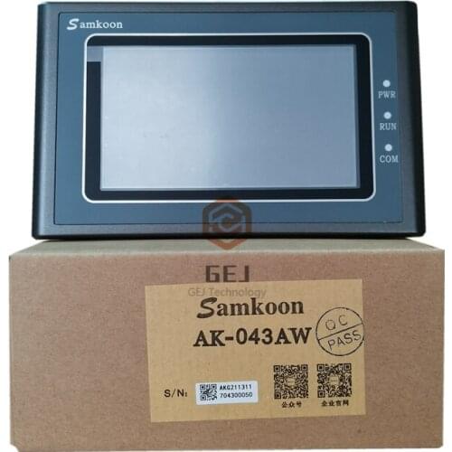4.3inch AK-043AW Samkoon DC 24V 480*272 Resolution Touch Screen HMI