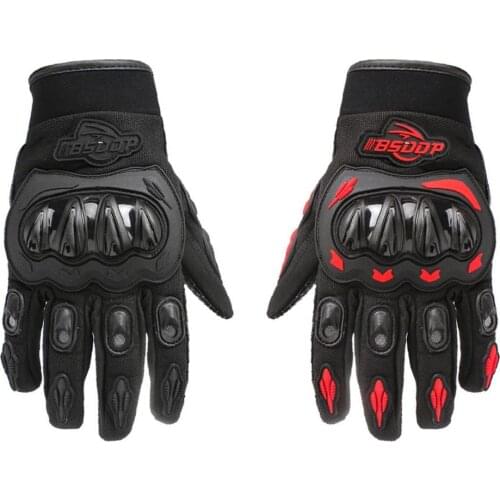 85% Hot Sales!!! Full Finger Non Slip Hard Shell Motorcycle Motocross Racing Protection Gloves