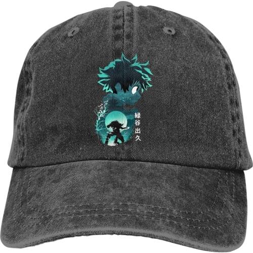 Izuku Midoriya The Baseball Cap Peaked capt Sport Unisex Outdoor Custom MY HERO Academia Anime Hats