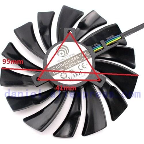 MSI Microstar GTX980 970 960 GAMING PLD10010S12HH 12V0.40A Display Card Fan