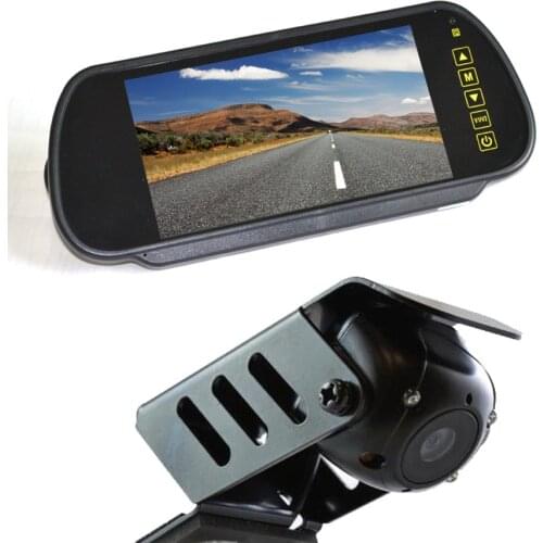 Vardsafe VS504K Rear View Backup Camera & 7 Inch Clip-on Mirror Monitor for Mercedes Benz Vito W639 Viano Valente (2003-2014)