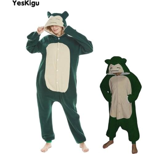 Family Matching Outfits Kigurumis Pajama Mother And Daughter Onesie Animal Cartoon Winter Pajamas Carnival Halloween Pyjamas