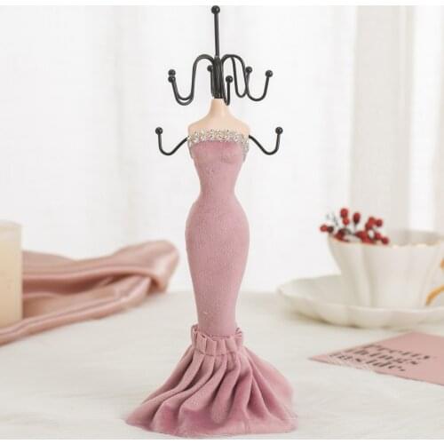 Fashion Mannequin Jewelry Display Stand Organizer Rack Home Decor Ornaments
