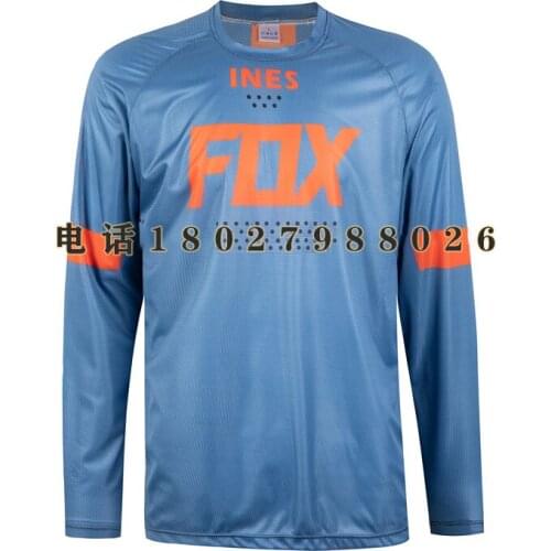 Mens Downhill Jerseys FOXINES Mountain Bike MTB Shirts Offroad DH Motorcycle Jersey Motocross Sportwear Clothing FXR Bike
