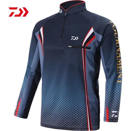 Daiwa New Outdoor sports Fishing Shirt Anti-UV Hiking Fishing Clothing Quick Dry Breathable Fishing Clothes Sport Jacket