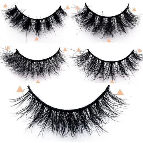NEW 1 Pair 18mm Natural Lashes Thin Band Mink Fluffy Thick Cross Cruelty free Depth Volume Makeup Reusable Mink Eyelashes