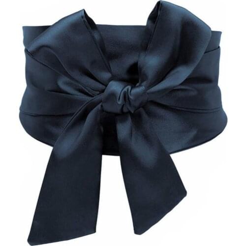 New Multi Colors Cummerbunds Female Woman Belt Butter Fly Bow Wide WomenS Belts Accossery Elegent Dress Waistbands Lady