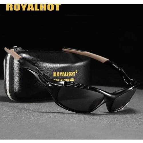 RoyalHot Men Women Polarized New Oval Sports Sunglasses Vintage Sun Glasses Retro Eyewear Shades Oculos Male SPT003