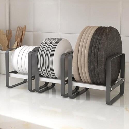 Pot Rack Cover Kitchen Plate Rack Free Punching Dish Drying Rack Kitchen Dish Rack Plate Organizer Drainer