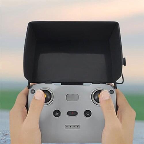 Remote Control Sun Shade Foldable Monitor Phone Hood Silicone Protective Cover Metal Joystick for DJI Mavic Air 2 Drone Parts