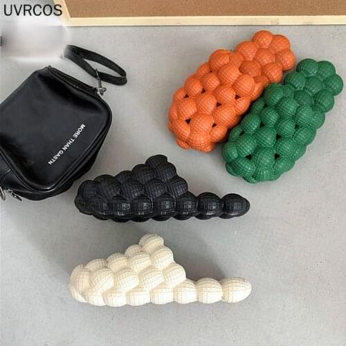 EVA Slippers Cool and Summer Wear Ins Trend Mesh Couple Sandals Home Personality Creative Massage Slippers Male 2021 New