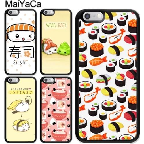 Cute Sushi Maki Rice Kitchen Food For iPhone 12 Mini 11 Pro MAX X XR XS MAX SE 2020 6S 7 8 Plus 5s Cover