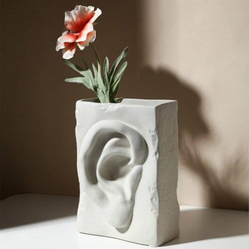 Nordic Creative Entrance Face Vase Home Decoration Art Decoration Suyu Ceramic Vase
