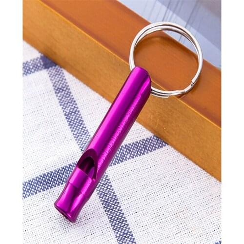 1Pcs Whistle Keychain Outdoor Survival Whistle Mini High Decibel Outdoor Emergency Whistle Keychains