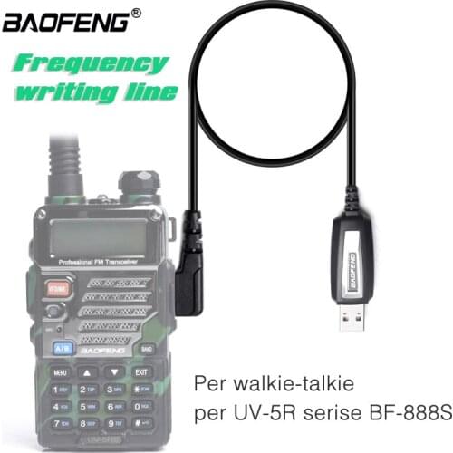 2021 OPPXUN USB Programming Cable and Software CD for Baofeng Walkie Talkie UV-5R Serise BF-888S Kenwood Wouxun Accessories Kit