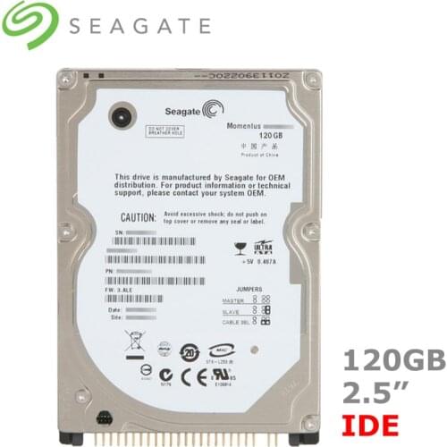 Seagate 120GB 2.5" IDE PATA 5400rpm HDD Internal Hard Drives disk for Laptop Notebook disco duro interno