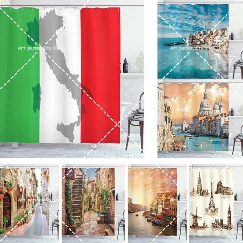 Italian Shower Curtain Sunset on Saint Peter In Vatican City Rome Italy Bath Curtain with Hooks for Bathroom Decor 70" X 70"